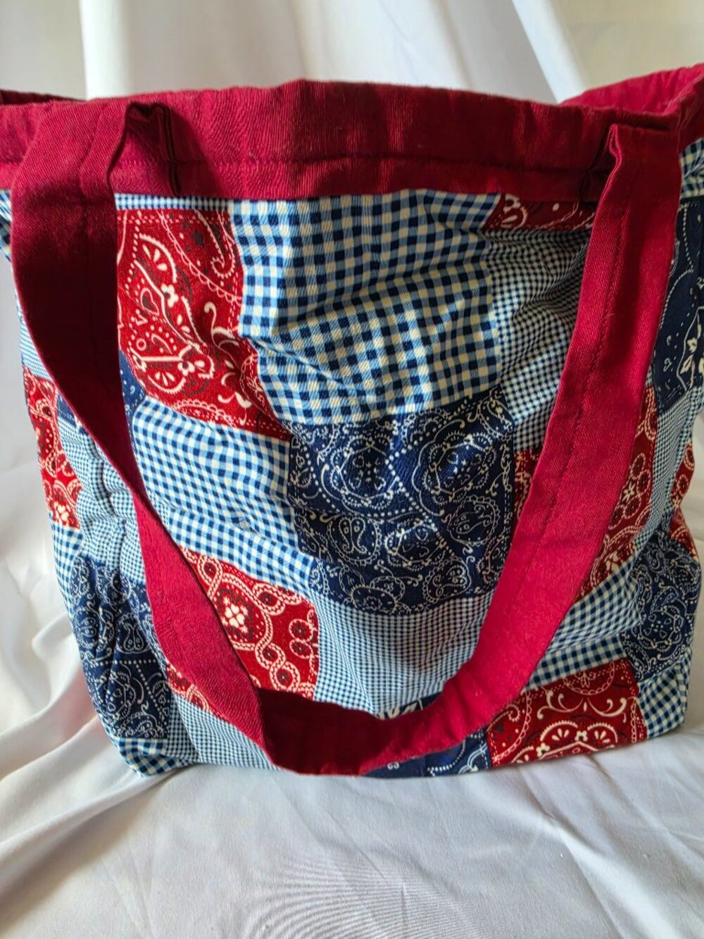 Red, White, and Blue Tote Bag